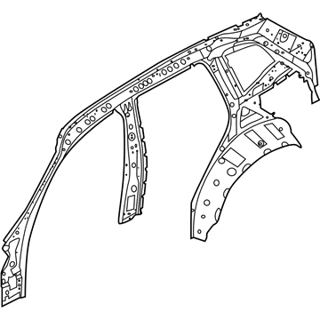 BMW 41007494132 Right Interior Side Frame