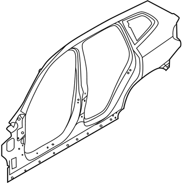 BMW 41007494002 Side Frame, Exterior, Right