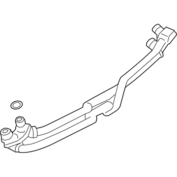 2017 BMW 328d xDrive Oil Cooler Hose - 17228511456