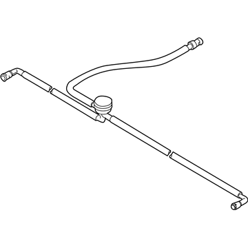 BMW 61677051372 Hose Line, Headlight Cleaning System