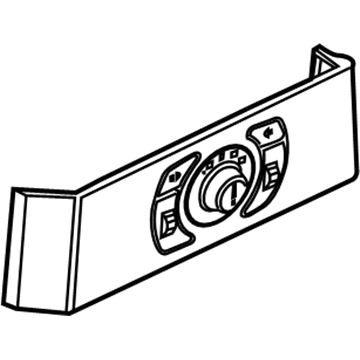 BMW 61316925266 Cover, Light Control Unit