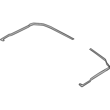 BMW 645Ci Weather Strip - 51767046400