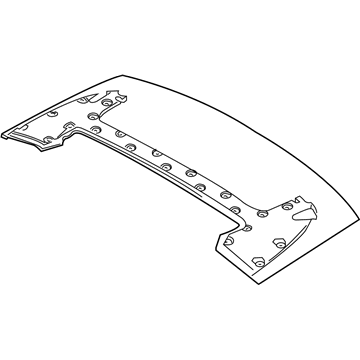 BMW 41637009564 Folding Top Compartment Lid