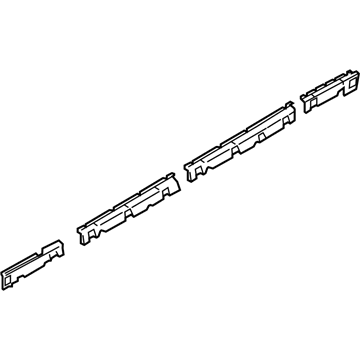 BMW 51777224456 Set, Holding Strips, Right