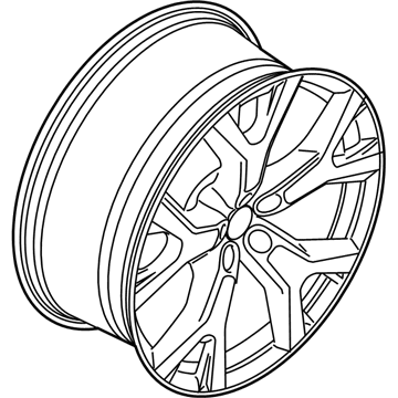 BMW 36116885141 Disk Wheel, Light Alloy, In