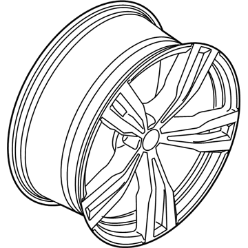 BMW 36118074220 Disk Wheel, Light Alloy, In