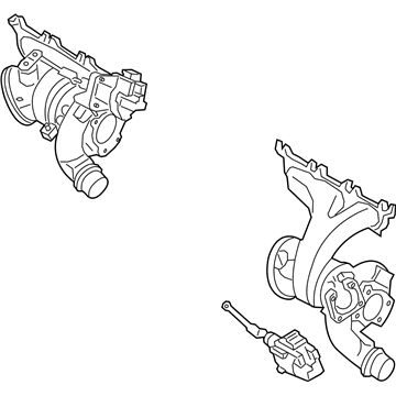 2020 BMW X3 M Turbocharger - 11658054872