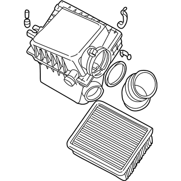 BMW X5 Air Filter Box - 13717512126