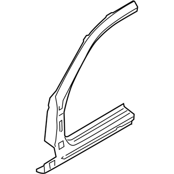 BMW 41007168965 Column A Exterior, Left