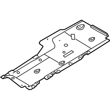 BMW 51757059392 Underside Panelling, Right