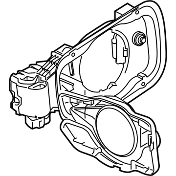 BMW 530e Fuel Filler Housing - 51177387935