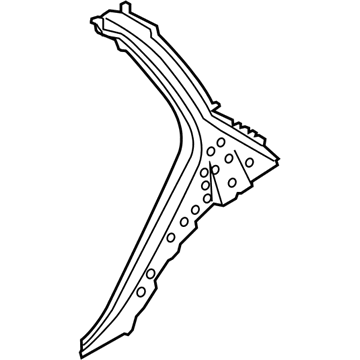 BMW 41117174357 Reinforcement Column C, Bottom, Left