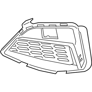 BMW 51118075650 GRILL, AIR INTAKE, OPEN, RIG