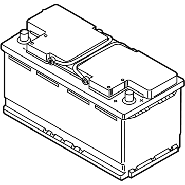 2012 BMW X5 M Batteries - 61212353814