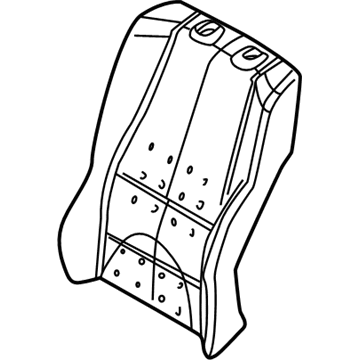 BMW 52108214938 Backrest Upholstery