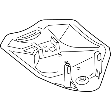 BMW 33306877043 Aero Cover Panel, Rear Left