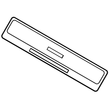 BMW 71218248226 "Load-through system locking" sign