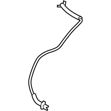 BMW 41007185656 Water Outlet Hose Front