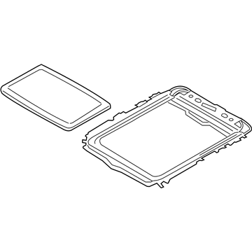 BMW 54107221364 Panoramic Glass Roof, Electric