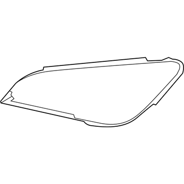 BMW 63117225238 Gasket, Headlight, Right