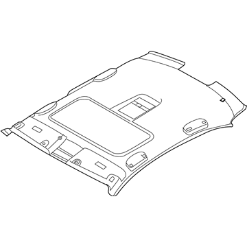 BMW 51448038179 Headlining, Lift-Up & Slide-Back Sunroof