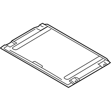 BMW 54107157445 Ceiling Frame Covered Velours