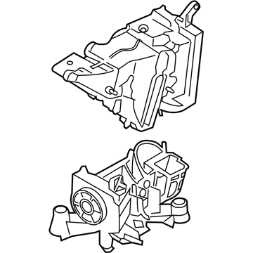 BMW 64119869533 EMPTY HOUSING F REAR AIR CON