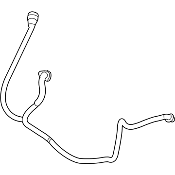 2009 BMW 535i Coolant Reservoir Hose - 17127560973