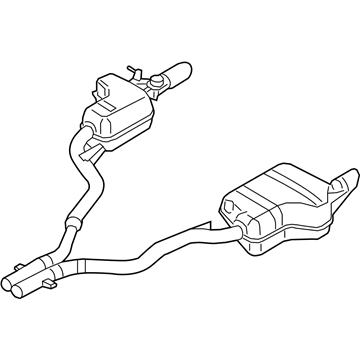 BMW Z4 Exhaust Resonator - 18307647055