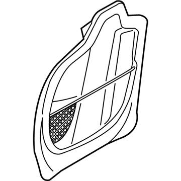 BMW 52107351931 Rear Panel With Net Bag