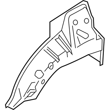 BMW 41007947377 REAR LEFT WHEELHOUSE, INNER