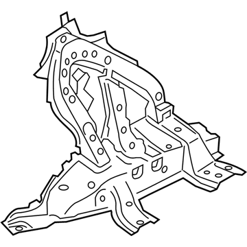 BMW 41007947369 LEFT INTERIOR COLUMN C