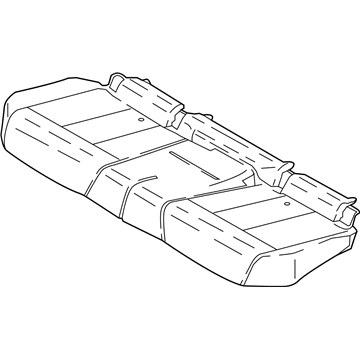 BMW 52206994386 FOAM RUBBER PAD, SEAT, REAR