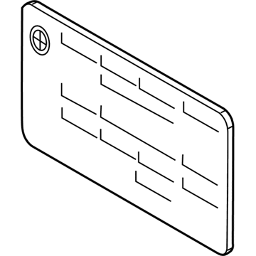 BMW 64506917364 Label, Coolant