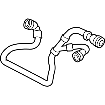 2013 BMW 528i Coolant Reservoir Hose - 17127619688