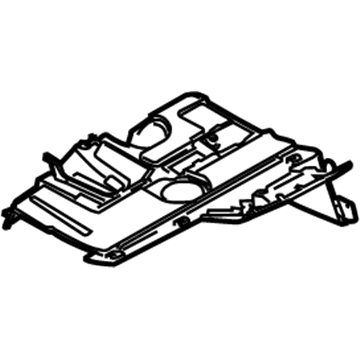 BMW 51457063203 Trim Panel Foot Controls