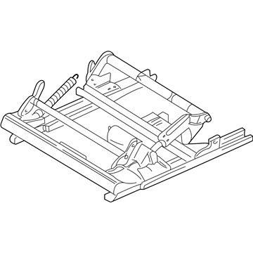 BMW 52102447622 Seat Rail Left Without Drives