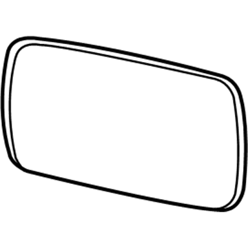 BMW 51163455598 Mirror Glas, Convex, Right