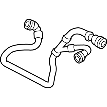 2014 BMW 528i xDrive Coolant Reservoir Hose - 17127619686