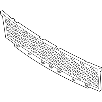 BMW 51118069096 Grille, Middle Bottom