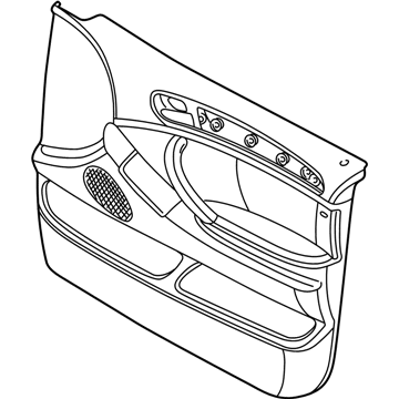 BMW 51418408661 Door Trim Panel, Front Left