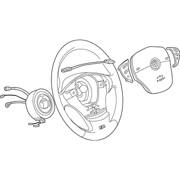 2003 BMW 540i Steering Wheel - 32342228891