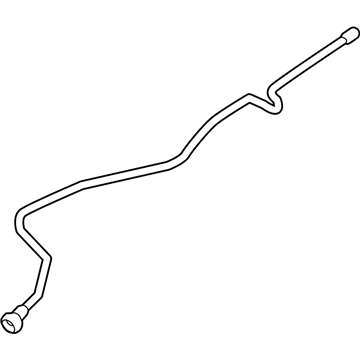 BMW 540i Oil Cooler Hose - 17229847126