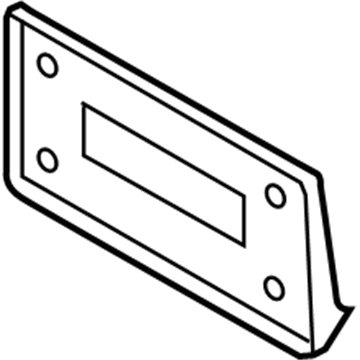 BMW 51113414604 Licence Plate Base