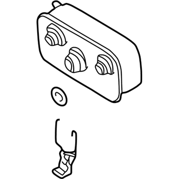 2006 BMW 325Ci Oil Cooler - 17227505826