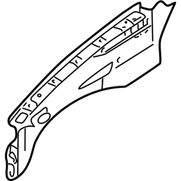 BMW 41118265566 Wheel Housing Strut, Front Right