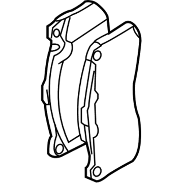 BMW 128i Brake Pads - 34116786044