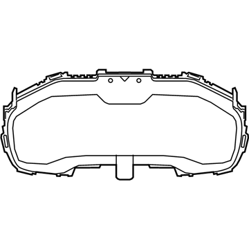 BMW 750i xDrive Instrument Cluster - 62107928163