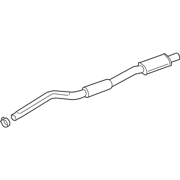 2013 BMW X1 Exhaust Resonator - 18307646430