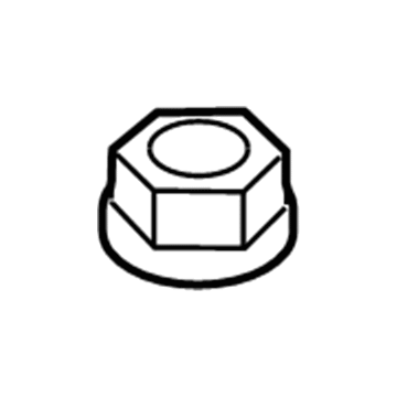 BMW 07146986935 Hex Nut With Flange